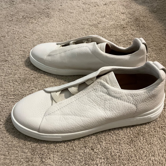 OFF WHITE DEERSKIN TRIPLE STITCH™ SNEAKERS - Picture 5 of 11